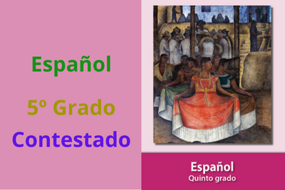 Libro Español quinto grado contestado