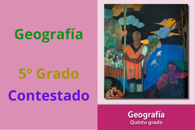 Libro Geografía quinto grado contestado