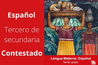 Libro de Español 3 de Secundaria Contestado