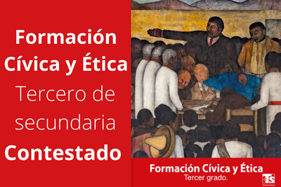 Libro de Formación Cívica y Ética 3 de Secundaria Contestado